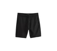NEXT Uomini Shorts in Jersey con Tasche con Zip - vestibilità Dritta Nero XL