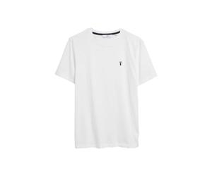 NEXT Uomo T-Shirt Regular con Cervo Bianco L