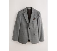 Next Vestibilità attillata / Slim A quadri Giacca 46r Grigio