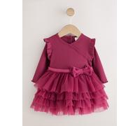 Next Vestito tutù a maniche lunghe per neonati (0mesi-2anni) 7480cm rosso