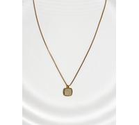 Next Waterproof Stainless Steel Mother of Pearl Layered Necklace one Oro
