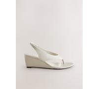 Next Zeppe Forever Comfort Toepost Slingback eu40 Bianco