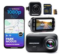 Nextbase® 222X Dash cam Auto Fronte Retro | Modalità di Parcheggio 24/7 | Dashcam Auto 1K 1080p 30fps | Schermo da 2,5" Telecamera | Camera con con angolo di visione di 140° | MicroSD da 32 GB Inclusa