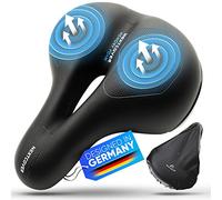 NEXTCOVER® Sella da bicicletta per uomo e donna con [Airflow] Ergonomia per il massimo comfort di guida I Sella per bicicletta con circolazione ottimale I Sella per bicicletta da uomo comoda