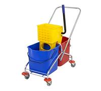 Nextday Catering M880 Dual secchio strizzatore, 23 L, colore: blu/rosso
