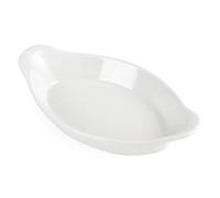 Nextday Catering W441 piatto ovale, 37 mm Altezza x 204 mm di larghezza x 118 mm di diametro (Confezione da 6)