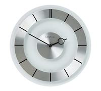 NeXtime 2790 Retro Orologio da Parete, d'Argento, 31 cm