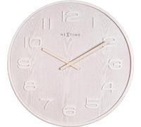 NeXtime 3096WI Orologio da tavolo o da parete al quarzo a cerchio Bianco Bianco