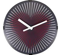 NeXtime 3221 Motion Heart Orologio da Parete, Rosso, 30.5 cm