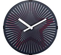 NeXtime 3223 Motion Star Orologio da Parete, Rosso, 30.5 cm