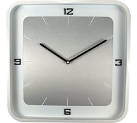 NeXtime 3518WI Square Orologio da Parete, Bianco, 40 x 40 cm