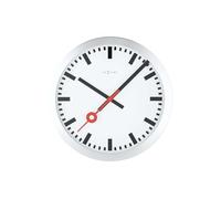 NeXtime 3998ST Station Stripe Index Orologio da Parete, Bianco, 19 cm