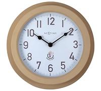 NeXtime 4301BR Poppy Orologio da Parete, Marrone, 22 cm