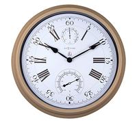 NeXtime 4305BR Hyacint Orologio da Parete, Marrone, 40.5 cm