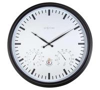 NeXtime 4306ZW Sunflower Orologio da Parete, Nero, 50.8 cm