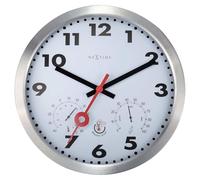 NeXtime 4307AR Clematis Orologio da Parete, d'Argento, 35 cm