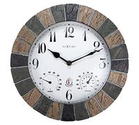 NeXtime 4311 Aster Orologio da Parete, Verde, 26 cm