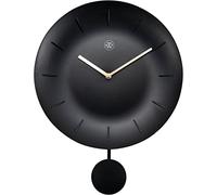 NeXtime 7339ZW Bowl Orologio da Parete, Nero, 40 x 30 cm