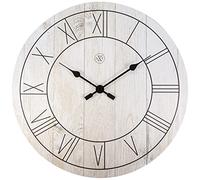 NeXtime 7345WI Paul Orologio da Parete, Bianco, 40 cm