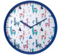 NeXtime 7352 Alpalca Orologio da Parete, Blu, 30 cm