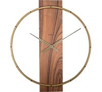 NeXtime Carl Orologio da Parete, Wood, Marrone, 58.5cm x 50.5cm