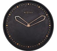 NeXtime Cross Orologio da Parete, Resin, Nero, 35 cm