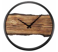NeXtime Forest Orologio da Parete, Metal, Marrone, 45 cm