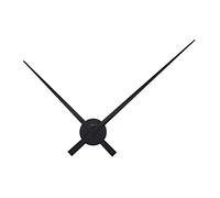 NeXtime Hands Orologio da Parete, Aluminium, Nero, 85 cm