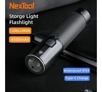 Nextool 1200LM Torcia potente Torcia portatile impermeabile esterna 4500mAh Power Bank Camping Adventure Strumenti difensivi
