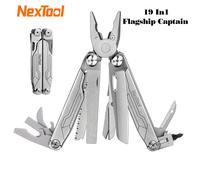 NexTool 19 In1 Flagship Captain Multitool Pinza EDC Coltello da sopravvivenza tascabile Utensile manuale pieghevole Coltello da campeggio Sega Multiutensile da esterno