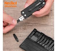 NexTool 10PCS Bit Kit Set Set di cacciaviti Kit di accessori Set per NexTool W4 Pocket Tools E1 Flagship Captain Hand Tool Multi-tool