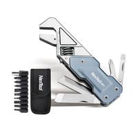 NexTool W1 MultiTool, 6 IN 1 chiave a forchetta rotante Multi Tool Pinze pieghevoli con custodia in nylon, 9 punte di cacciavite, Regali per uomini, Gadget per uomini, Accessori da campeggio