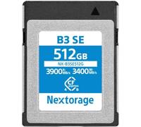 Nextorage Scheda di memoria CFexpress 4.0 Tipo B 512GB 3900MB/s lettura 3400MB/s scrittura NX-B3SE512G