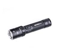 NEXTORCH P83 Torcia ricaricabile ad alta luminosità, 2100 lumen, torcia della polizia con luci rosse e blu, stroboscopica e interruttore in vetro in ceramica, per uso notturno, avventura all'aperto,