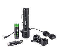 NEXTORCH TA41Set torcia tattica a LED con supporto e interruttore per cavi in set risparmio. Batteria inclusa