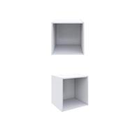 nextradeitalia 1 PZ CUBO 35X35X29 CM BIANCO