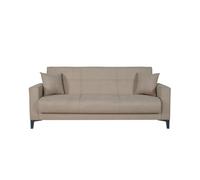 nextradeitalia 1 PZ DIVANO PRONTO LETTO BRAVO 3P BACOS MARRONE Mod.FERX.ANIAEN