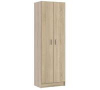 nextradeitalia 1 PZ KIT ARMADIO 2 ANTE MULTIUSO 5 RIPIANI 59X37X180 ROVERE CANADIAN