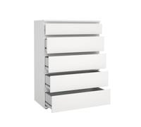 nextradeitalia 1 PZ KIT CASSETTIERA 5C NOVA 77X40X107 BIANCA Mod.FERX.ANIRTT