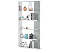 nextradeitalia 1 PZ KIT LIBRERIA ALIDA 90X25X180 BIANCO CEMENTO