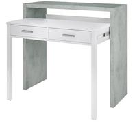 nextradeitalia 1 PZ KIT SCRIVANIA ESTENSIBILE 99X36X88H BIANCO CEMENTO