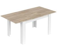 nextradeitalia 1 PZ KIT TAVOLO KENDRA 90X140/190XH78 CM ROVERE BIANCO