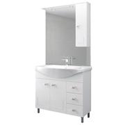 nextradeitalia 1 PZ MOBILE BAGNO BIANCO EVA CM.105 COMPLETO Mod.FERX.44YV2