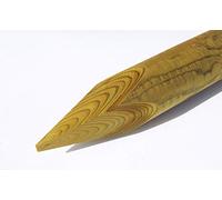 nextradeitalia 1 PZ Pali TONDI in Legno Ø CM 6 Altezza CM 300 H con Punta TRATTATI ED IMPREGNATI per RECINTO/STACCIONATA/STECCATO PALO Tondo