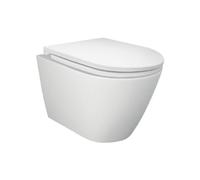 nextradeitalia 1 PZ Vaso SOSPESO Feeling Rimless Fissaggio Nascosto Grigio Opaco Matt MOD.FERX.DIAEWX-Free-GM