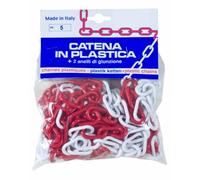 nextradeitalia 1PLICO PL CATENA PLASTICA BIANCO/ROSSO D.8 DA 5 M