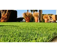 NEXTRADEITALIA 1PZ Prato Sintetico Artificiale 1x5mt =5mq spessore 20mm fondo drenante Manto erboso/Tappeto erba finta 4 sfumature realistico