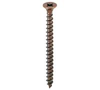 NEXTRADEITALIA CF da 500PZ VITI A LEGNO TESTA SVASATA PIANA TESTA SVATA PIANA BRONZATE DIAMETRO MM 3 X 50 MM LUNGHEZZA TAGLIO CROCE