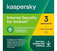nextradeitalia Kasperski Internet Security for Android 2025-3 Dispositivo - 1 Anno