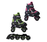 NEXTREME Pattini 2 in 1 Reverse Trasformabili Linea Rotelle Roller Quad Skate